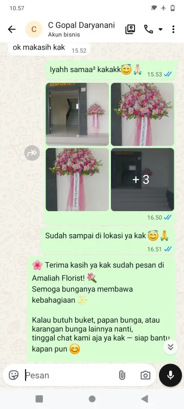 Pengiriman Karangan Bunga Pangempon Bawang